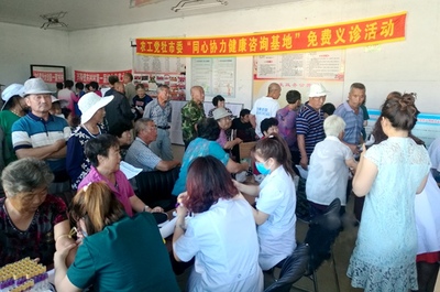 農(nóng)工黨牡丹江市委會開展惠民免費義診健康咨詢服務活動